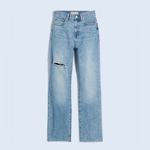 Madewell The 90s Straight Jean (24): distressed revoir wash